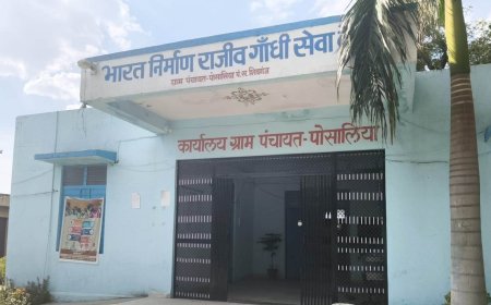 सियासी खींचतान में 'बंधक' बनी पोसालिया ग्राम पंचायत; 3 माह से विकास ठप, विद्यार्थियों का भविष्य अधर में