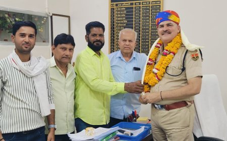 बारां में कानून व्यवस्था और भाईचारे की मिसाल बने एएसपी राजेश चौधरी को भावभीनी विदाई