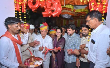 नवसृजित लाडोली ग्राम पंचायत का भव्य उद्घाटन: गांव में ही मिलेंगी सुविधाएं, ग्रामीणों में खुशी की लहर