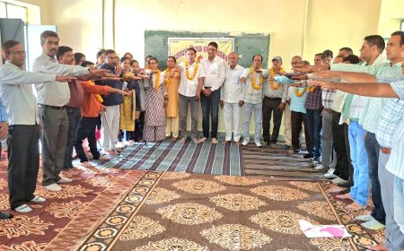राजस्थान शिक्षक संघ (शेखावत) मकराना का वार्षिक अधिवेशन संपन्न: पंकज सिंह अध्यक्ष व अर्जुनराम गांधी चुने गए सचिव