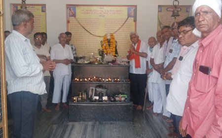 शनि जयंती मनाई धूमधाम से किया महाप्रसादी का आयोजन