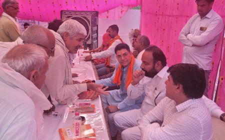 खेड़ली विरान में गूंजा सीएम का संदेश: विधायक सुखवंत सिंह संग ग्रामीणों ने सुना मुख्यमंत्री का लाइव संबोधन, विकास का लिया संकल्प