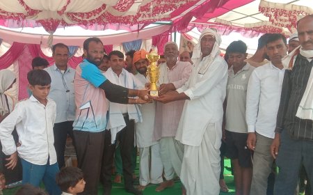 बालेटा टीम ने जीता किक्रेट प्रतियोगिता का फाइनल मुकाबला, सकट टीम उपविजेता रही