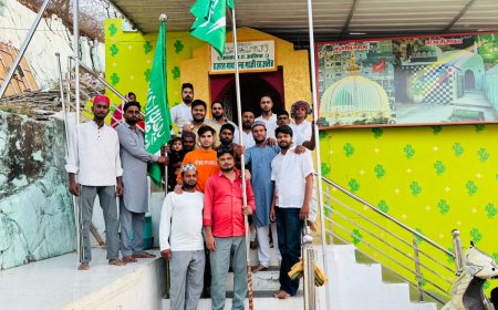 गाजी बाबा की दरगाह पर चढ़ाया गया अलम, 4 से 6 जून तक उर्स