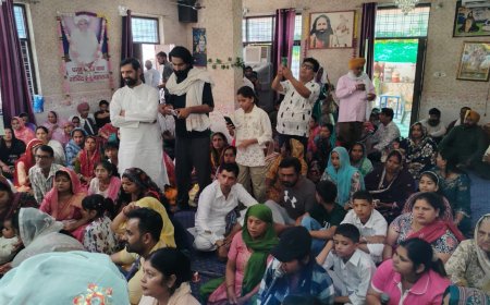 मंदिर बाबा गिरवर नाथ जी महाराज में विशाल भंडारे का हुआ आयोजन; भजनों पर झूमे श्रद्धालु, महिलाओं ने किया भक्तिमय नृत्य