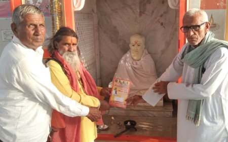 झड़ाया में 108 कुंडीय श्रीराम महायज्ञ की तैयारियां तेज, पूर्व मंत्री महादेव सिंह खंडेला ने संभाली कमान; धन्ना भगत को दिया न्योता