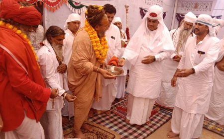 झड़ाया बजरंग धाम आश्रम से ढाणी भुराला तक निकली विशाल ऐतिहासिक शोभायात्रा