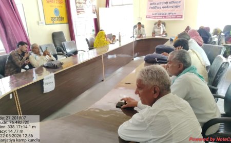 राजस्थान सरकार के निर्देश पर आयोजित शिविर में नहीं पहुंचे अधिकारी; ग्रामीण परेशान हो वापस लौटे