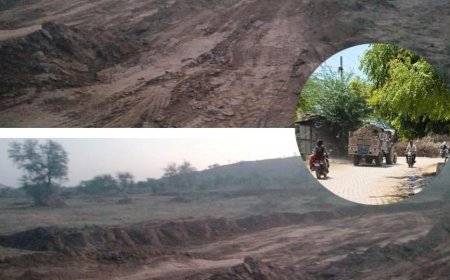 गुरला में चरागाह और वन भूमि पर भू-माफिया का राज: JCB से धड़ल्ले से अवैध खनन, प्रशासन की 'मौन सहमति' पर उठे सवाल