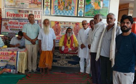 झड़ाया में 108 कुंडीय श्रीराम महायज्ञ की तैयारियां पूरे परवान पर, गांव-गांव और ढाणी-ढाणी में बांटे जा रहे पीले चावल