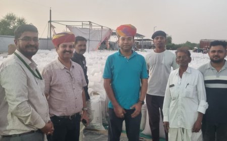 MSP खरीद केंद्र पर गुणवत्ता नियंत्रण व्यवस्थाएं सुदृढ़, सहायक महाप्रबंधक (गुणवत्ता नियंत्रण) ने किया विस्तृत निरीक्षण