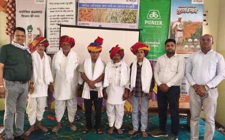 किसान गोष्ठियों का हुआ आयोजन ,बाजरा की उन्नत खेती, अधिक उत्पादन एवं बेहतर चारे की दी जानकारी
