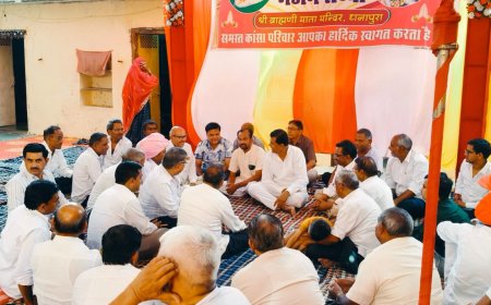 धार्मिक आयोजन सनातन संस्कृति की पहचान, ऐसे आयोजनों से समाज में एकता, संस्कार एवं आस्था का संचार होता है- मेवाड़ा