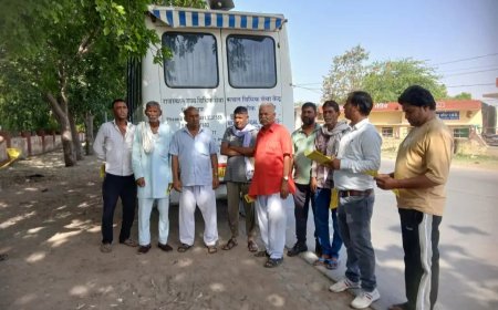 किशनगढ़बास क्षेत्र में विधिक जागरूकता शिविर; लोगों को कानूनी अधिकार बताए, योजनाओं की जानकारी दी