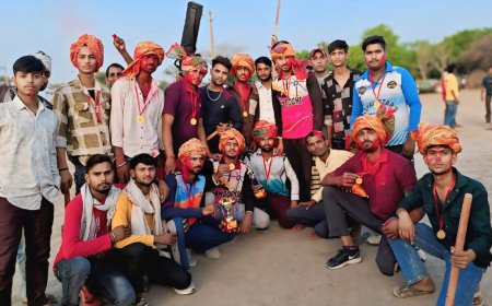 सालवाड़ी में ईश्वरदास कुट्टीन क्रिकेट प्रतियोगिता का समापन, समूची टीम बनी विजेता