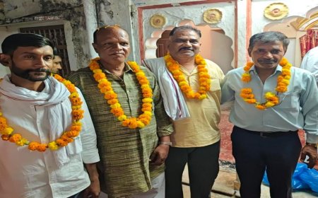 राजगढ़ में सैन समाज के चुनाव निर्विरोध संपन्न, नरेंद्र अध्यक्ष और महावीर बने सचिव