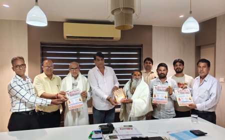झडाया में 17 जून से आयोजित होगा ऐतिहासिक 108 कुंडीय श्रीराम महायज्ञ; आमंत्रण के लिए गुजरात दौरे पर निकला प्रतिनिधिमंडल, सूरत में हुआ भव्य स्वागत