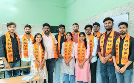 अखिल भारतीय विद्यार्थी परिषद का नगर अभ्यास वर्ग संपन्न, किशोर सिंह अध्यक्ष व खेमचंद बने नगर मंत्री