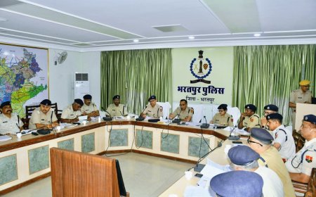 पुलिस की क्राइम मीटिंग: लंबित मामलों के त्वरित निस्तारण, साइबर अपराधों पर रोक और महिला सुरक्षा पर विशेष जोर,अपराधियों पर सख्ती के निर्देश