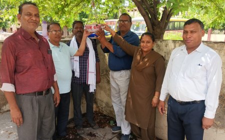 पक्षी मानव के मित्र ही नहीं बल्कि परिवार के सदस्य -	परिण्डे लगाओ पक्षी बचाओ अभियान का शुभारम्भ
