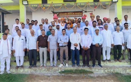 राजस्थान अंबेडकर शिक्षक संघ कठूमर ब्लॉक कार्यकारिणी का हुआ गठन; सर्वसम्मति से अरविंद जाटव बने कठूमर ब्लॉक अध्यक्ष