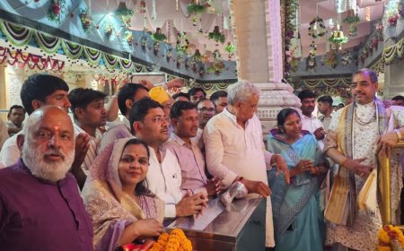 मेहंदीपुर बालाजी में गूंजी गंगा व जल संरक्षण की अलख; कैबिनेट मंत्री डॉ. किरोड़ी लाल मीणा की उपस्थिति में हुई भव्य महाआरती