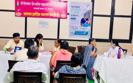गायत्री नगर में निःशुल्क डेंटल चेकअप कैंप हुआ आयोजित