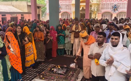लक्ष्मणगढ़ के तिलकपुर धाम में पूर्णिमा महोत्सव का भव्य आयोजन: उमड़ा श्रद्धालुओं का सैलाब, विशाल सत्संग और भंडारा संपन्न