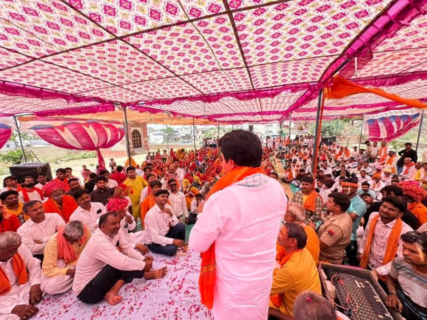 महुवा में श्री गुरु गोरखनाथ जयंती पर उमड़ा श्रद्धा का सैलाब, विधायक ने की 10 लाख रुपये की घोषणा