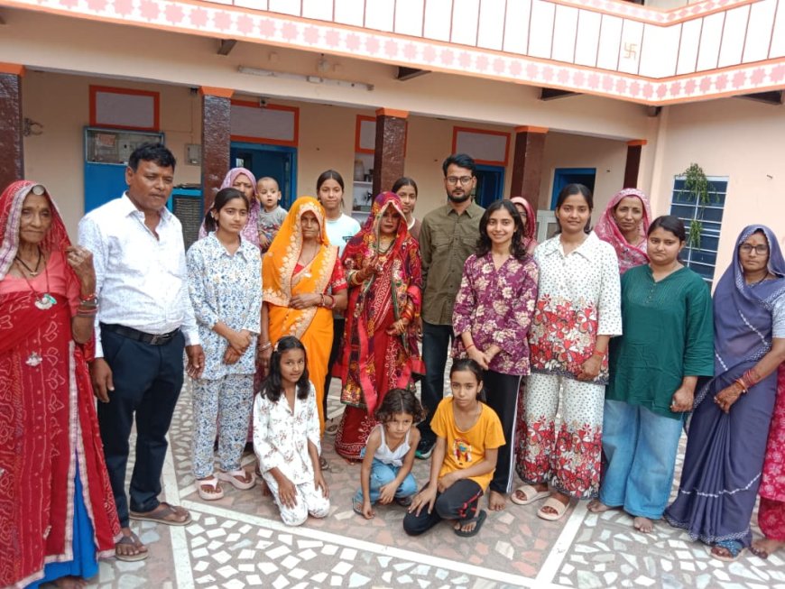 उदयपुरवाटी में "चट मंगनी पट ब्याह": गए थे गोद भराई करने, दुल्हन लेकर लौटे घर; बिना दहेज परिणय सूत्र में बंधे ललित और रेणुका