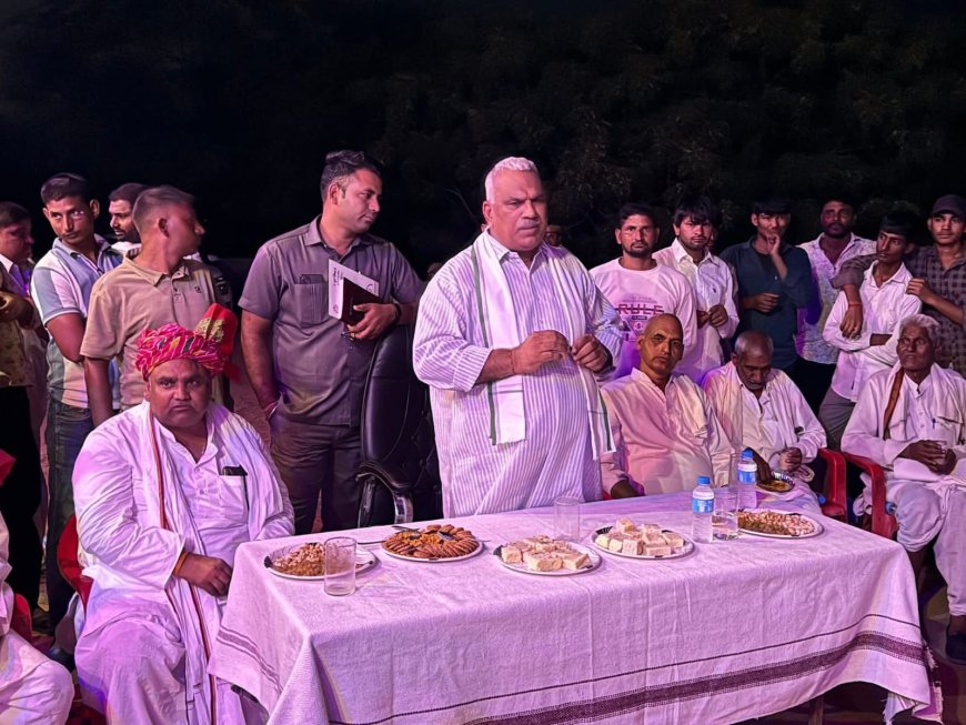 सरकार सुशासन एवं अंत्योदय के लक्ष्य के साथ सर्वांगीण विकास के लिए कृतसंकल्पित-  जवाहर सिंह बेढ़म