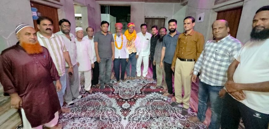 मेड़तिया सिलावट समाज ने किया हैदर अली का अभिनंदन, पदोन्नति पर जताई खुशी