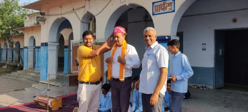 राजेंद्र मार्ग विद्यालय में 'मेवाड़ गौरव गाथा' प्रश्नोत्तरी प्रतियोगिता की दी गई जानकारी
