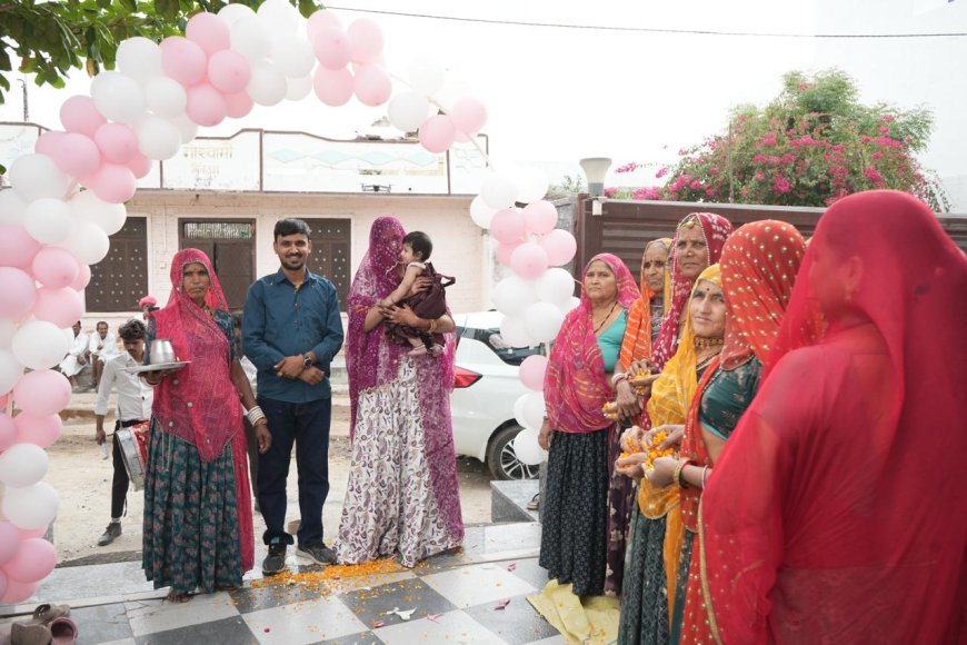 "बेटी हुई है": पाली के हाइवे पर दिखा अनूठा जश्न, बदलते भारत की तस्वीर पेश कर रहा सीरवी परिवार