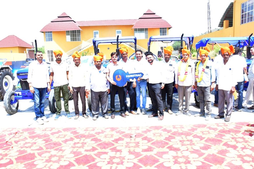 उदयपुरवाटी में 'किसान सम्मान समारोह' का भव्य आयोजन; फार्मट्रैक के नए ट्रैक्टर और आधुनिक कृषि तकनीक ने खींचा ध्यान