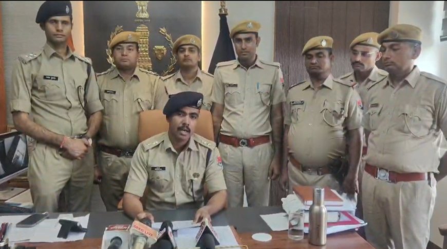 डीग पुलिस की बड़ी कार्रवाई: मुठभेड़ के बाद 70 हजार का इनामी कुख्यात अपराधी सद्दाम गिरफ्तार; पुलिस पर की फायरिंग