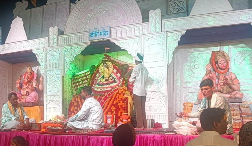 श्यामेश्वर धाम में गूँजे बाबा के जयकारे: मूर्ति प्राण-प्रतिष्ठा के वार्षिकोत्सव में उमड़ा श्रद्धा का सैलाब
