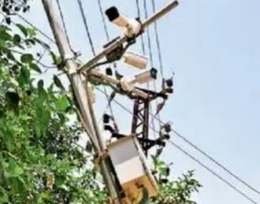 नगर परिषद की लापरवाही: खैरथल में 58 लाख की लागत से लगाए 52 में से 34 कैमरे बंद, सुरक्षा ग्रिड फेल