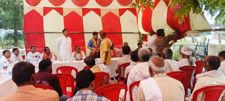 कृषक ध्रुवसिंह अब खेतों की तारबंदी कर आवारा पशुओं से पा सकेगा निजात