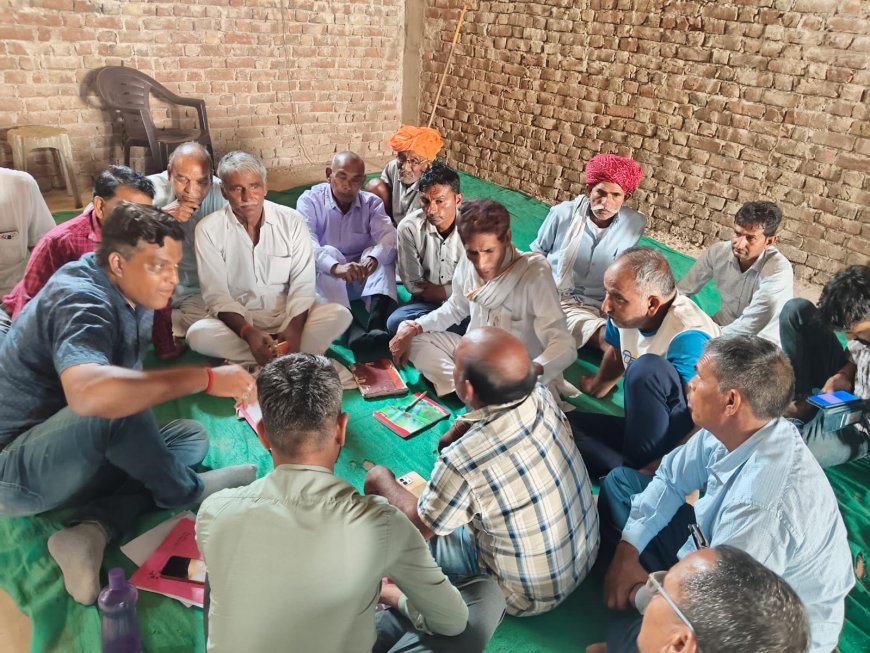 उदयपुरवाटी जल संघर्ष समिति की बैठक संपन्न; पेयजल संकट सहित कई मुद्दों पर हुआ विचार विमर्श