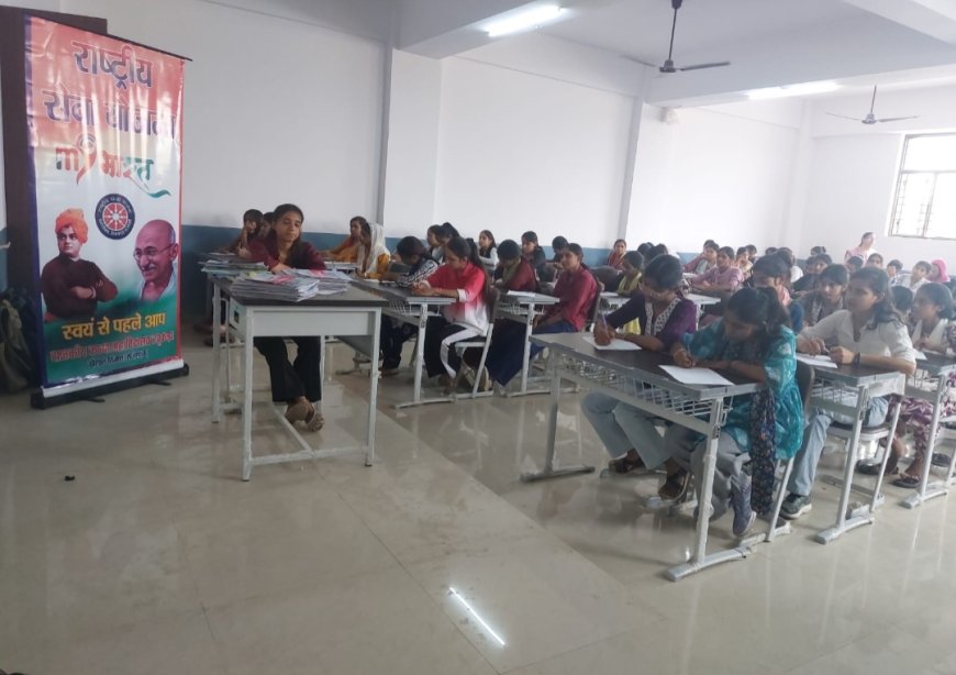 कन्या महाविद्यालय टपूकड़ा में "सोमनाथ स्वाभिमान पर्व" तथा टीबी मुक्त भारत अभियान के तहत हुआ कार्यक्रम का आयोजन