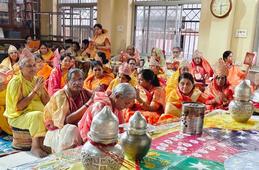 पुलक पर्व पर  चौसठ रिद्धी विधान व चिकित्सा जांच शिविर हुआ आयोजित