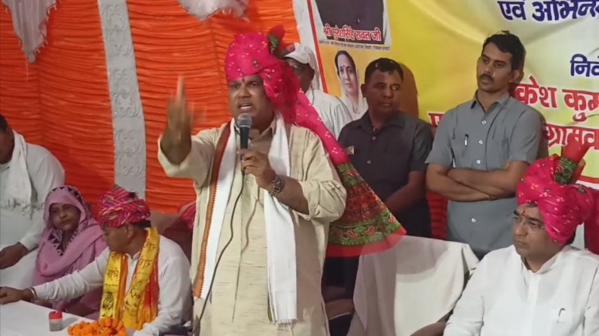 किसानों के द्वार पहुंच रहा ‘ग्राम रथ’, 17 जिलों की प्यास बुझाएगा चंबल-कालीसिंध-पार्वती का पानी : सुरेश सिंह रावत