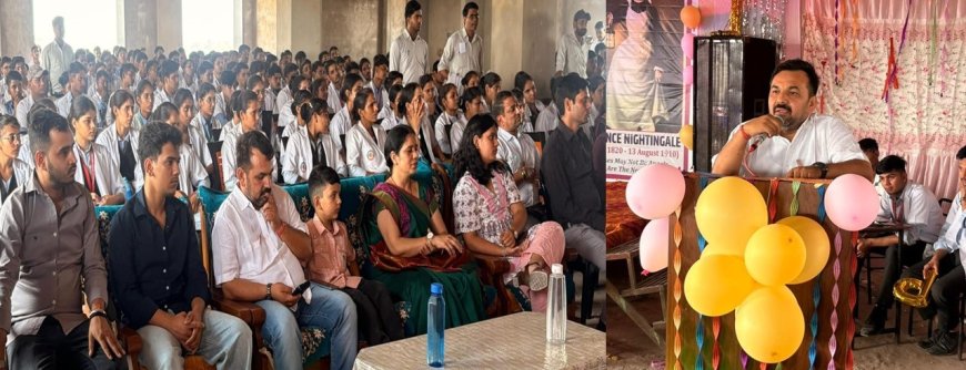 'संस्कार भारती' के विद्यार्थियों ने किया रक्तदान,  स्वास्थ्य सेवाओं में नर्सों की भूमिका अतुलनीय सन्तोष चौधरी