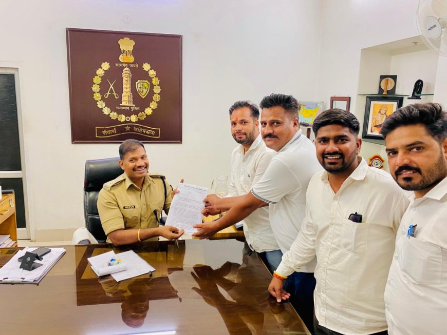 पुलिसकर्मियों के मानसिक स्वास्थ्य संरक्षण हेतु मुख्यमंत्री के नाम ज्ञापन प्रेषित