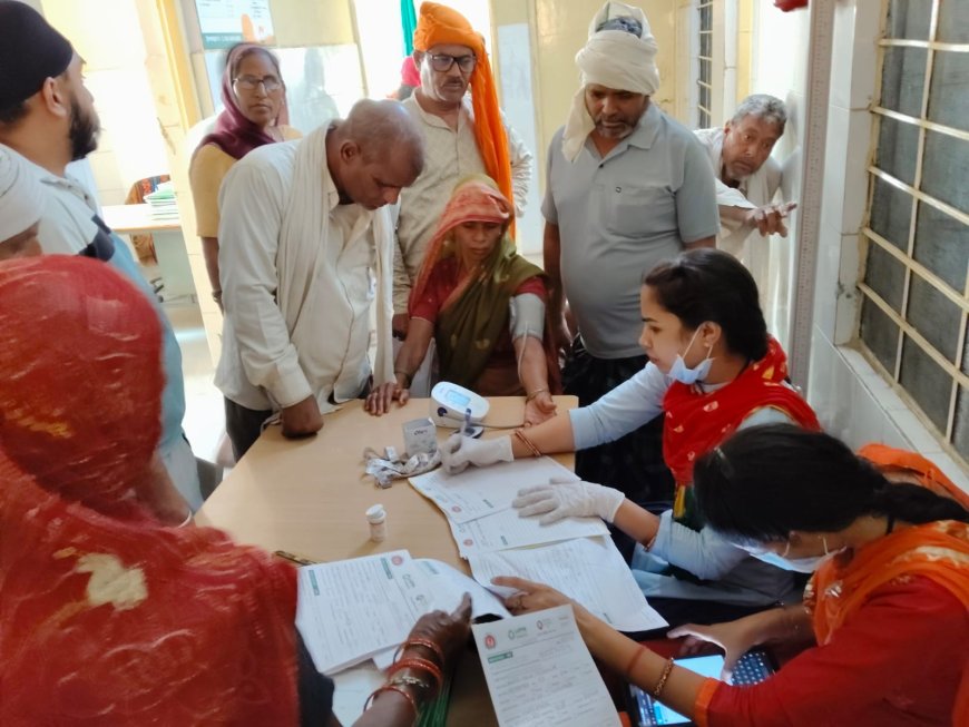 लूपिन फाउंडेशन और राजस्थान सरकार के साझा प्रयास से सीएचसी गोविंदगढ़ में स्वास्थ्य शिविर आयोजित