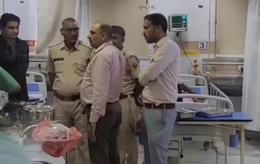 मुंडावर थाना परिसर में बड़ा हादसा, हैंड कांस्टेबल को‌ सिर में लगी गोली