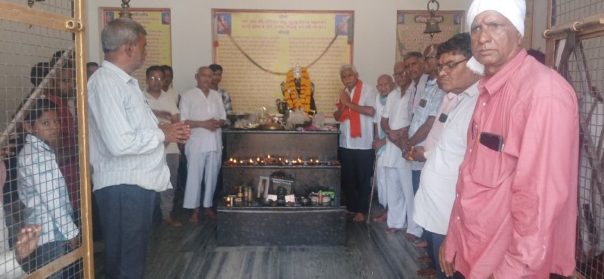 शनि जयंती मनाई धूमधाम से किया महाप्रसादी का आयोजन