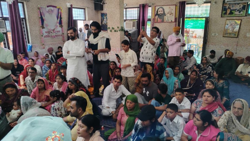 मंदिर बाबा गिरवर नाथ जी महाराज में विशाल भंडारे का हुआ आयोजन; भजनों पर झूमे श्रद्धालु, महिलाओं ने किया भक्तिमय नृत्य