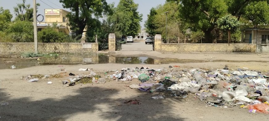कोसेलाव में राजकीय सोनीगरा स्वास्थ्य चिकित्सालय के सामने कचरे के ढेर लोगों की सफाई व्यवस्था को दुरुस्त करने की मांग